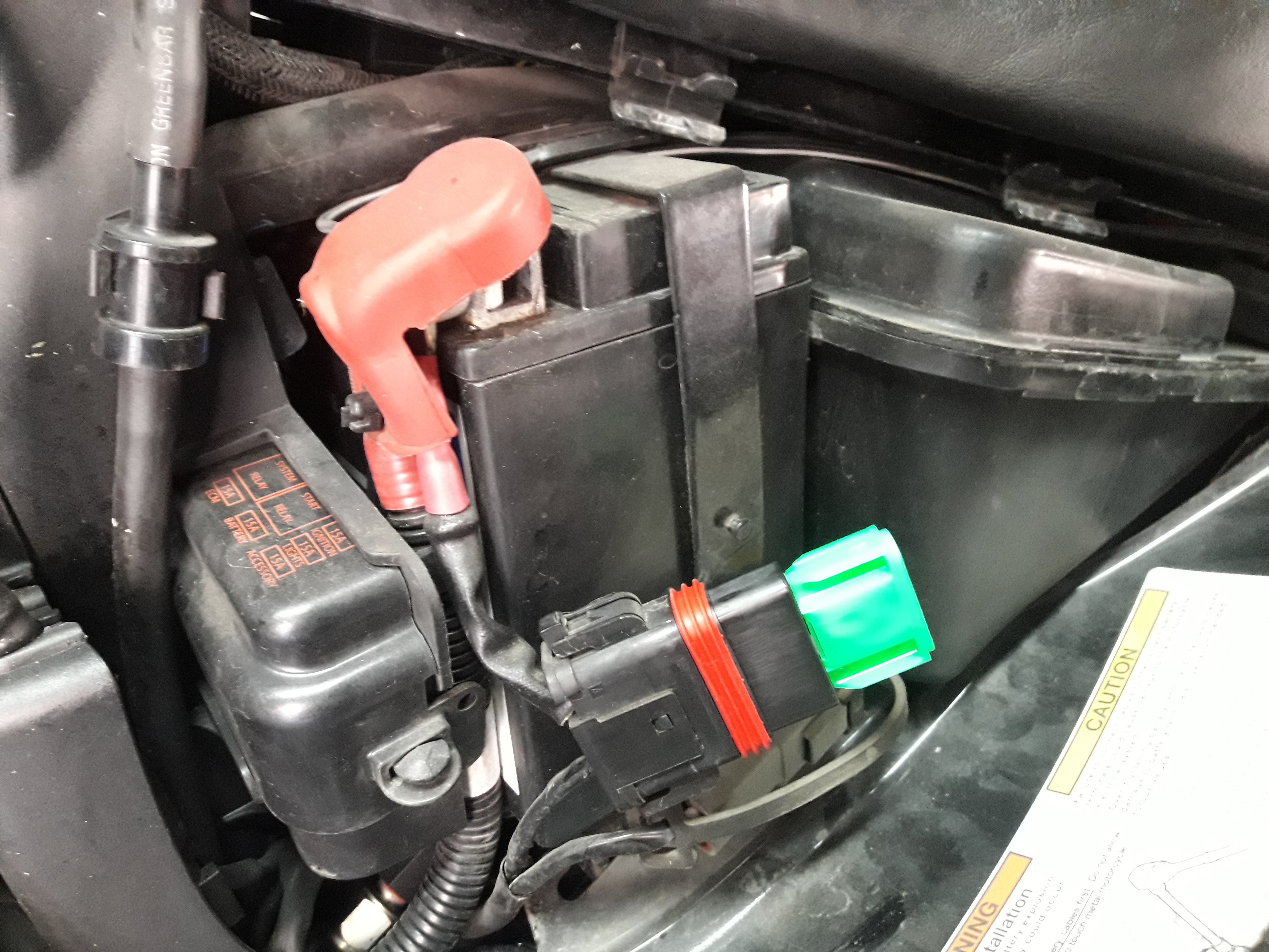 DESCONECTAR BATERÍA